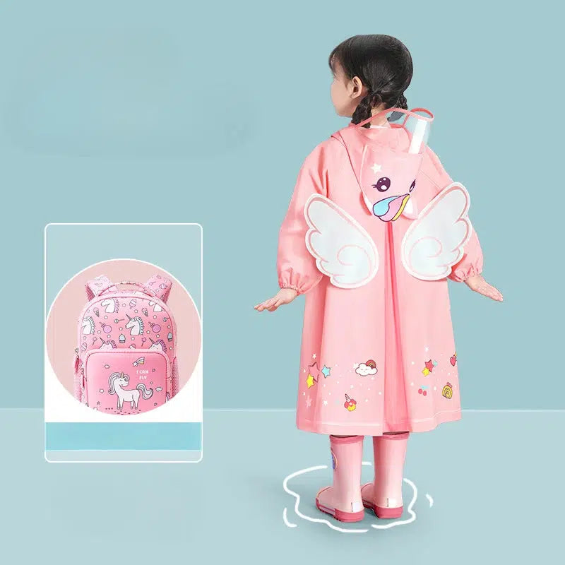 Waterproof Kids Raincoat Kindergarten Cartoon Suit-Suit-Bennys Beauty World