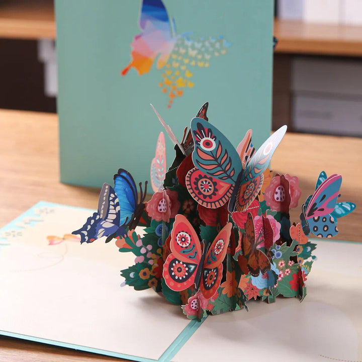 Various Butterfly Card for Mothers Day Sympathy Pop Up Greeting Cards Birthday Anniversary Wife Mom Gift-Arlik interiors