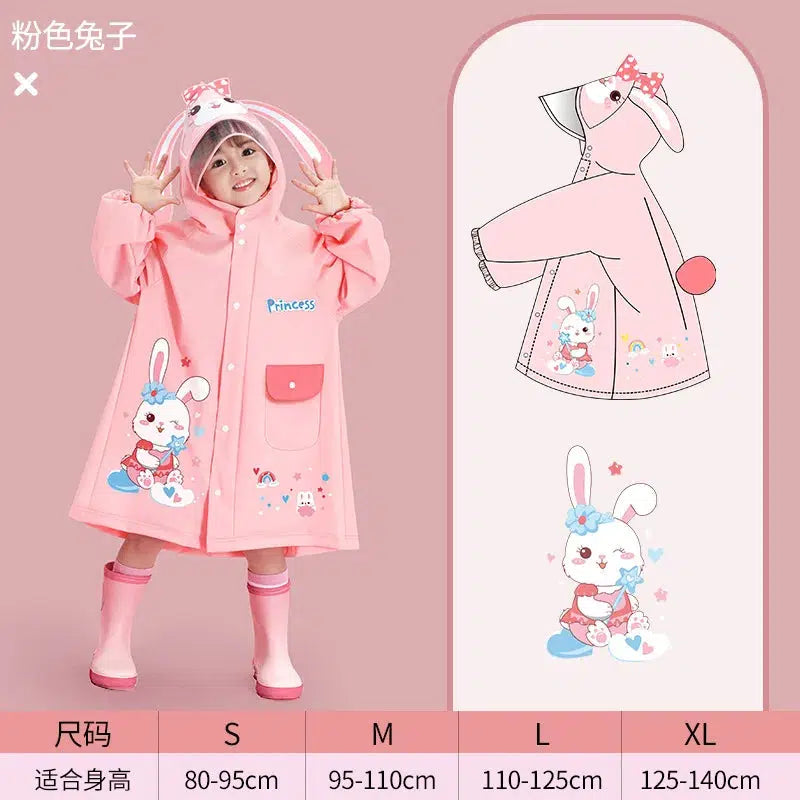 Waterproof Kids Raincoat Kindergarten Cartoon Suit-Suit-Bennys Beauty World