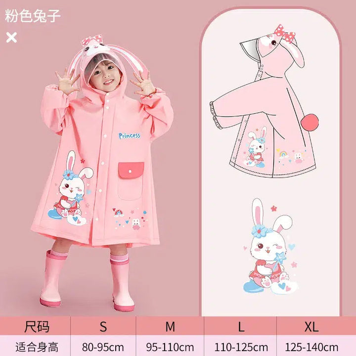 Waterproof Kids Raincoat Kindergarten Cartoon Suit-Suit-Bennys Beauty World