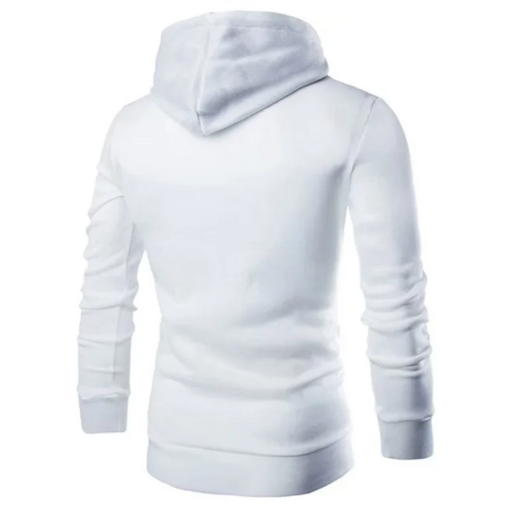 Hot selling new style fashionable placket double zipper cardigan contrasting color hooded jacket fleece hoodie custom logo print