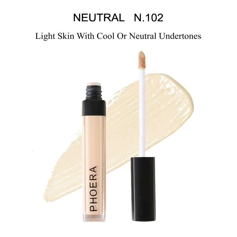 PHOERA 30ml Liquid Foundation Set Oil-control Concealer