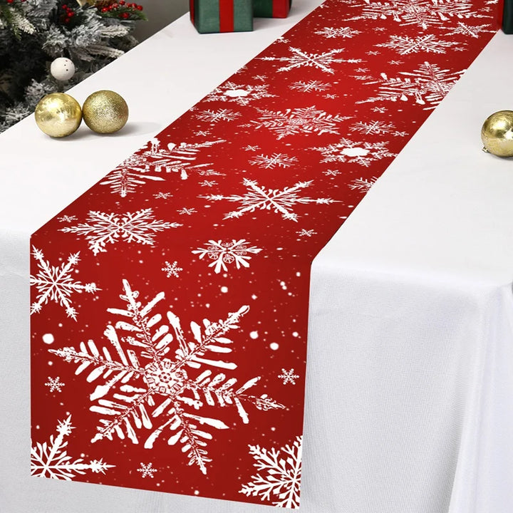 Christmas Snowflakes Table Runner Christmas Decorations