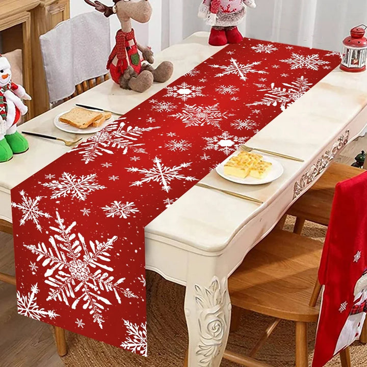 Christmas Snowflakes Table Runner Christmas Decorations