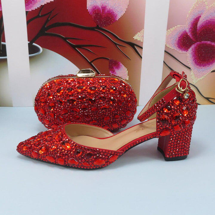 Wedding Shoes With Matching Bags-Shoe-Bennys Beauty World