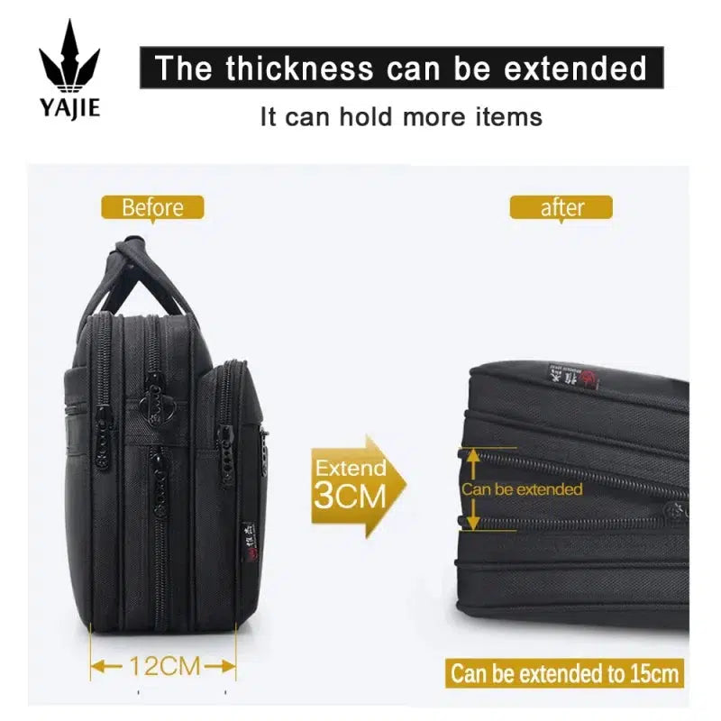Large Capacity Briefcase Bag Men Business Bag-bag-Bennys Beauty World