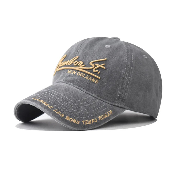 Fashion Big Letters Embroidery Baseball Cap for Women