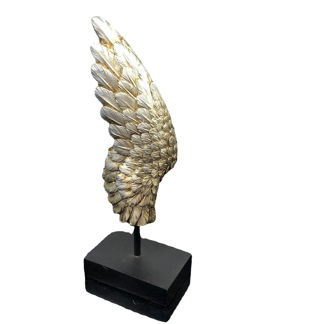 Resin Crafts Golden Wings Angel Wings Abstract Sculpture Resin Table Decorations Decorative Figurines Home Decoration-Arlik interiors
