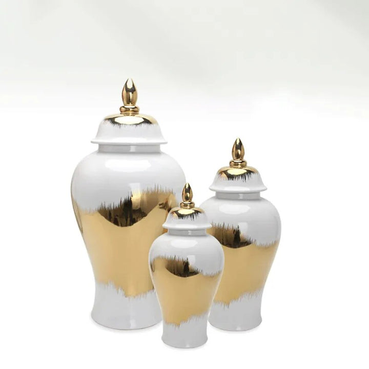 Ceramic flower vase for livingroom-Vase-Arlik interiors