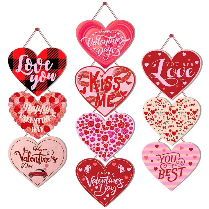 Valentine's Day Love Heart Door Signage
