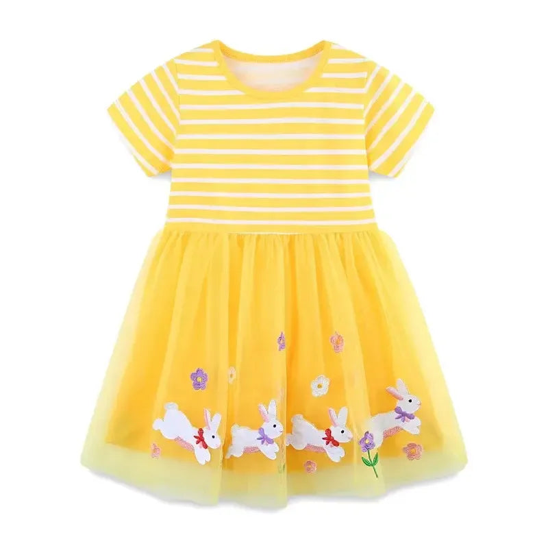 Jumping Meters 2-7T Summer Princess Girls Dresses-Dresses-Bennys Beauty World
