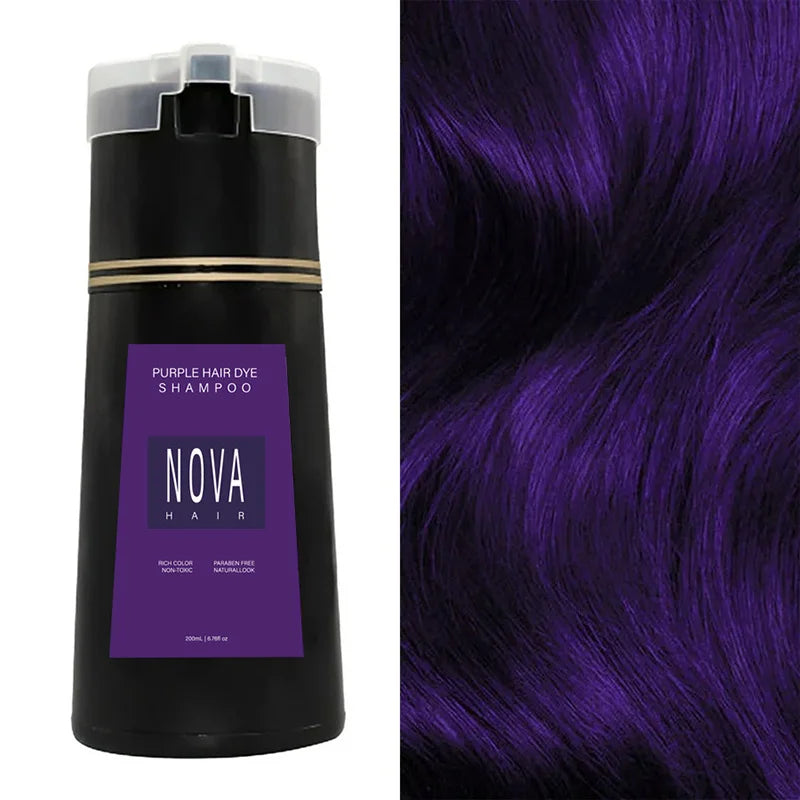 Nova Hair Dyeing Hair Care Shampoo 3-in-1 Natural Hair Dye
