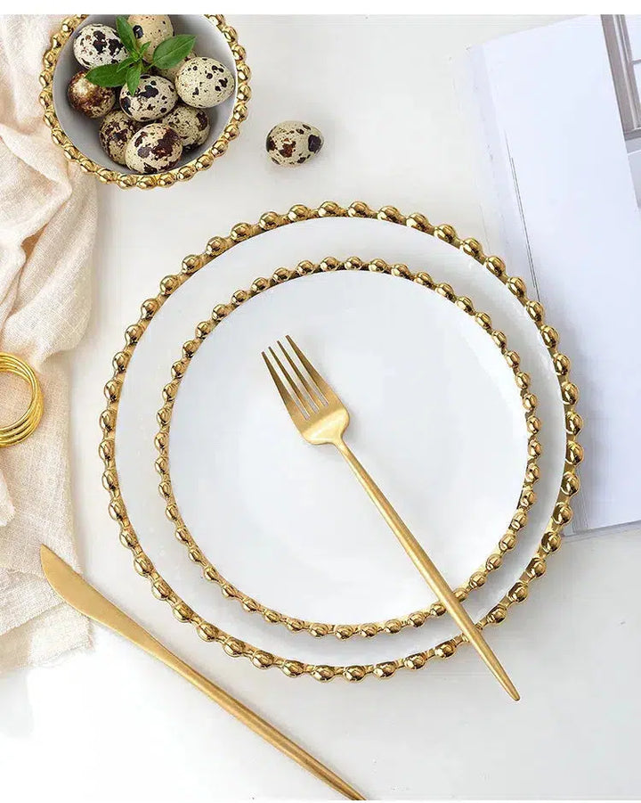Nordic Ceramic Dinner Plates-Tableware-Arlik interiors