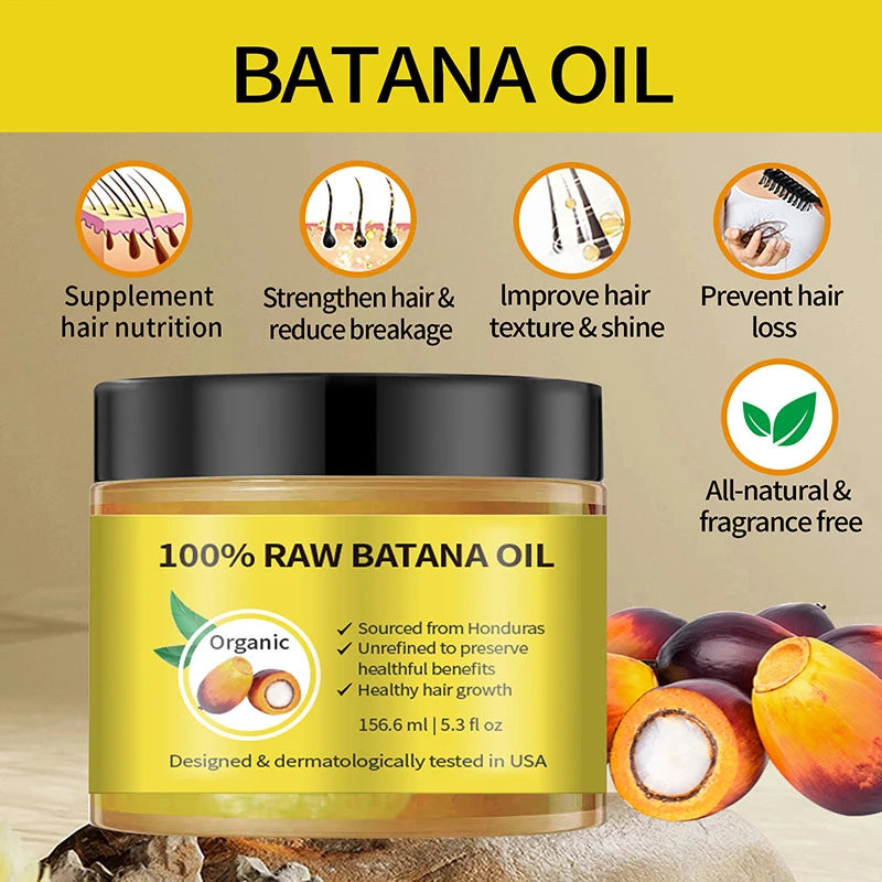 Organic Batana Oil Moisturizing and Smoothing Fizzy Hair Repair