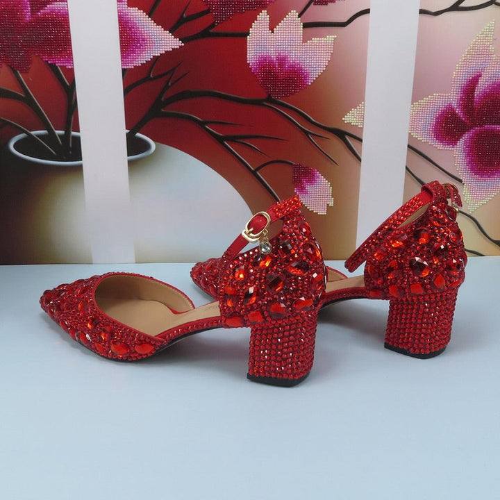 Wedding Shoes With Matching Bags-Shoe-Bennys Beauty World