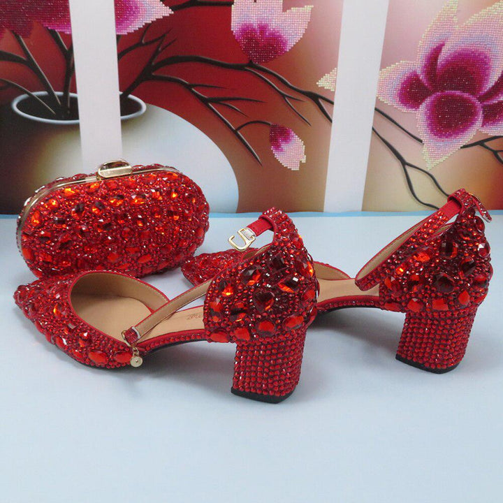 Wedding Shoes With Matching Bags-Shoe-Bennys Beauty World