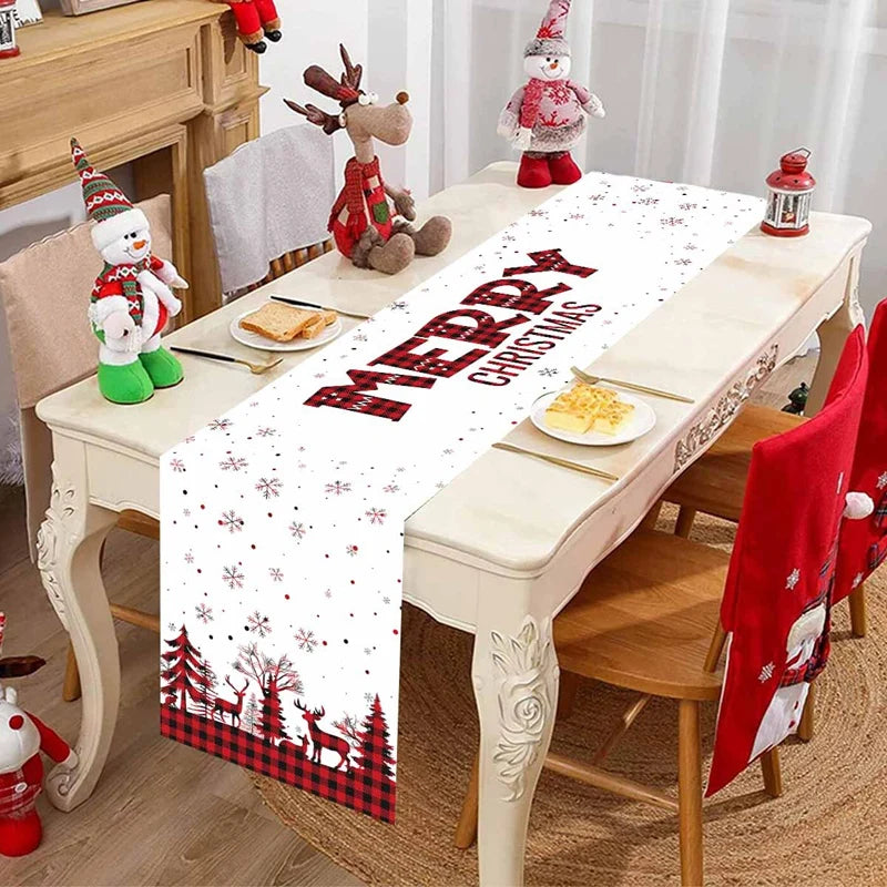 Christmas Snowflakes Table Runner Christmas Decorations