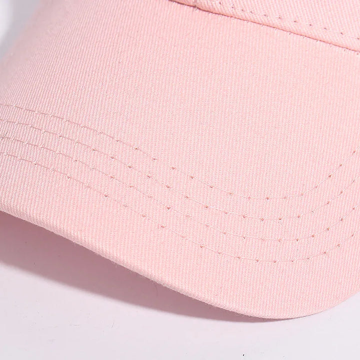 Ponytail Baseball Cap Summer Women  Adjustable Simple Fashionable  Cap