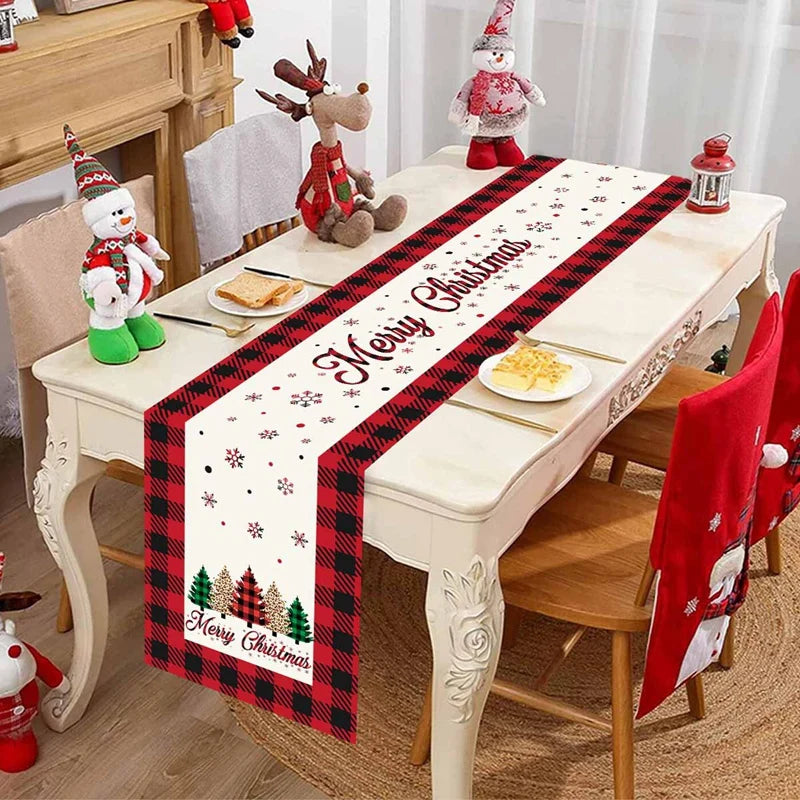Christmas Snowflakes Table Runner Christmas Decorations