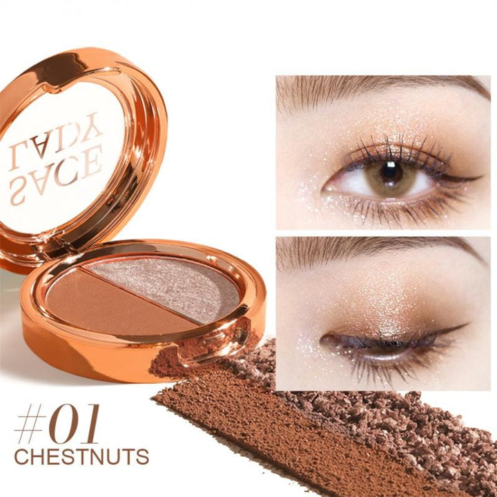 SACE LADY Two-color Eye Shadow Glitter Palette BENNYS