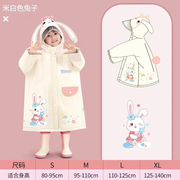 Waterproof Kids Raincoat Kindergarten Cartoon Suit-Suit-Bennys Beauty World