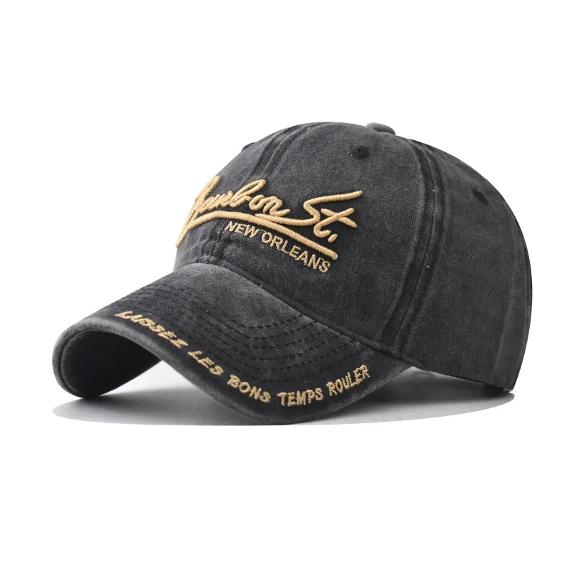 Fashion Big Letters Embroidery Baseball Cap for Women