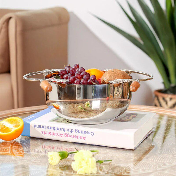 Stainless Steel Fruit Plates-Bowl-Arlik interiors