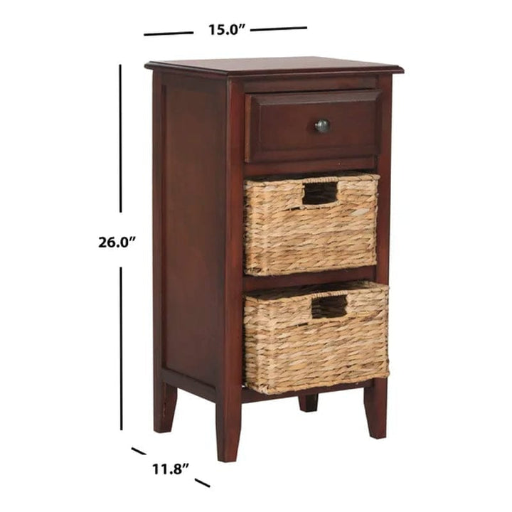 Santa Cruz End Table with Storage BENNYS