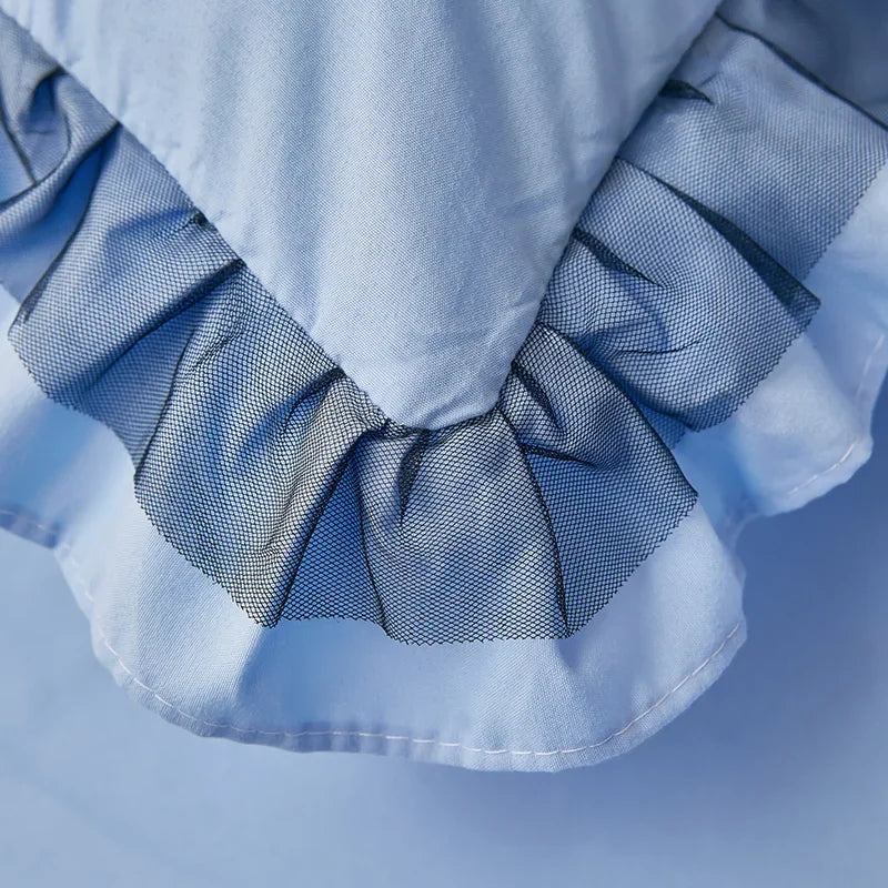 2pc/Set Princess Pillowcases with Ruffles Pillow Cover