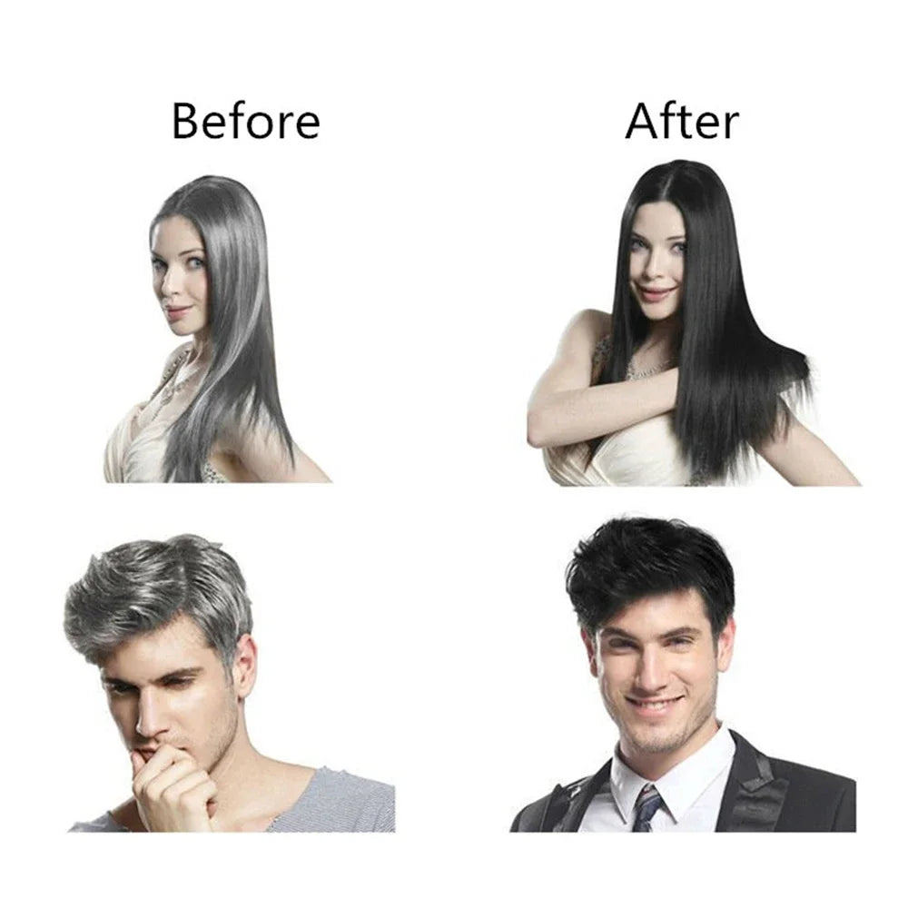 10 Pcs Dexe Natural Black Hair Shampoo