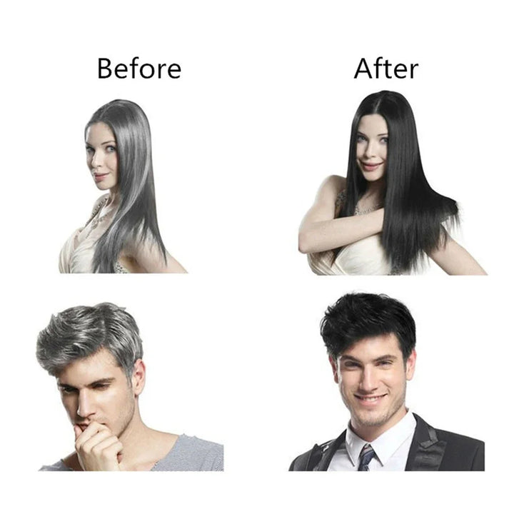 10 Pcs Dexe Natural Black Hair Shampoo