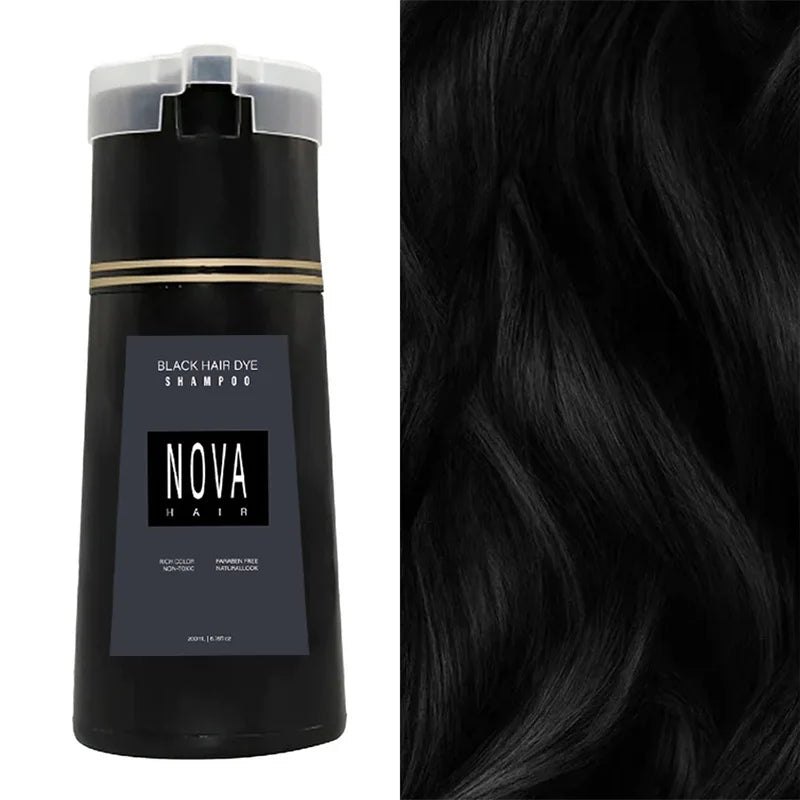 Nova Hair Dyeing Hair Care Shampoo 3-in-1 Natural Hair Dye