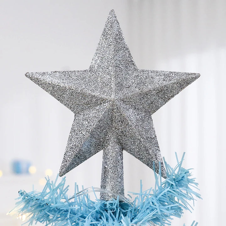 Blue Mini Christmas Tree Star Top Dream Ball Decoration