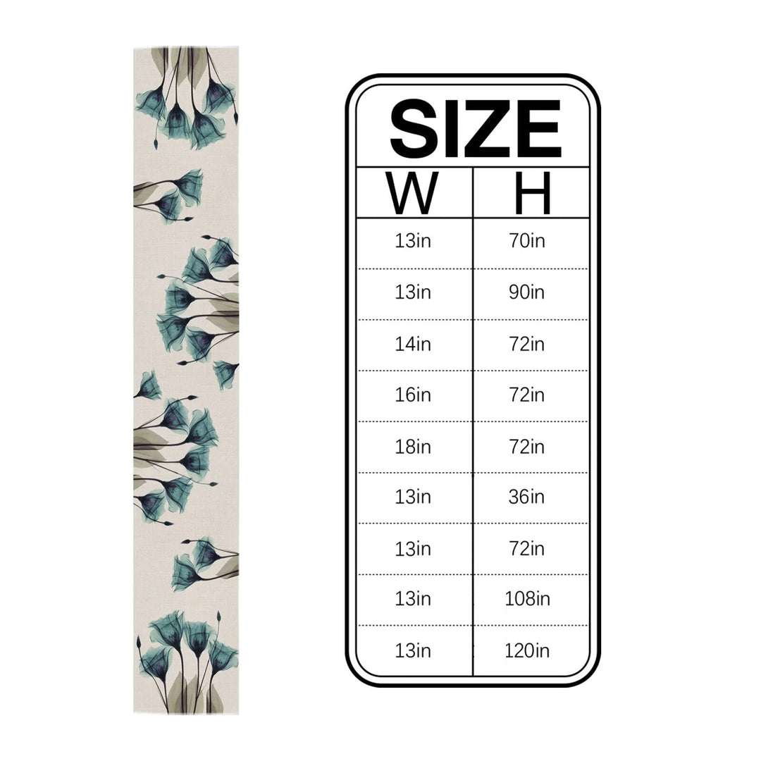 Tulip Flowers Table Runner-Arlik interiors