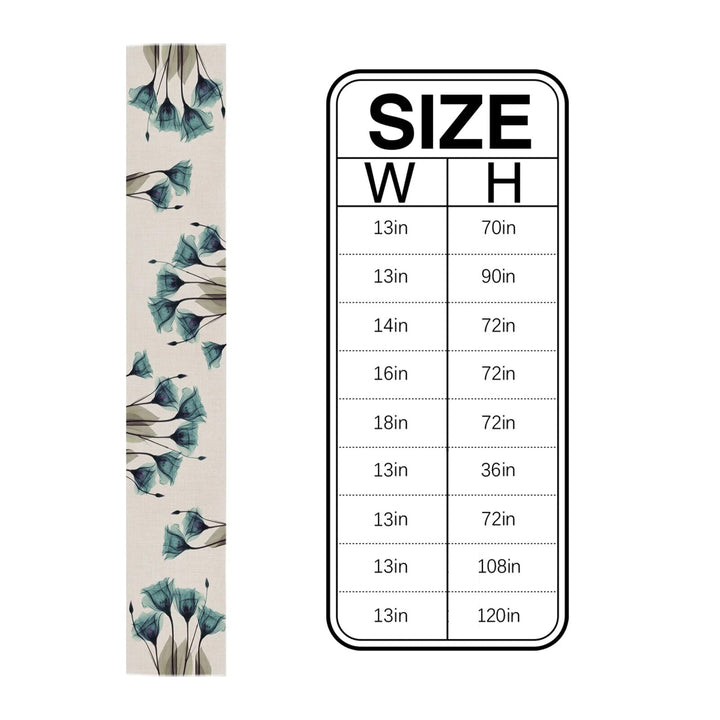 Tulip Flowers Table Runner-Arlik interiors