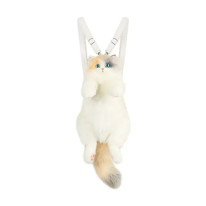 Super Realistic Three Flower Cat Backpack-Bag-Bennys Beauty World
