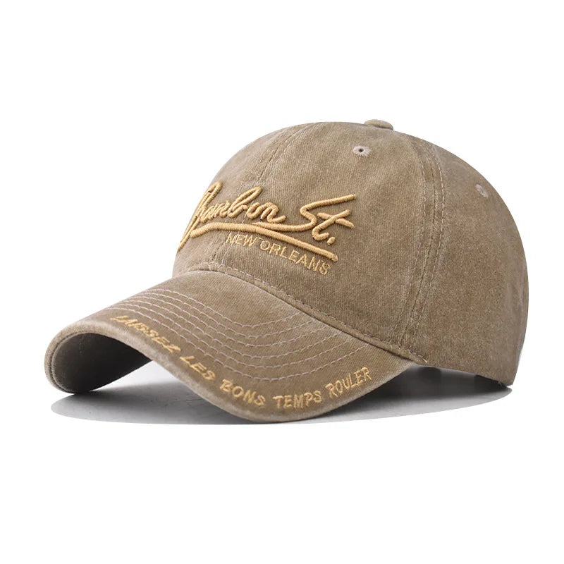 Fashion Big Letters Embroidery Baseball Cap for Women