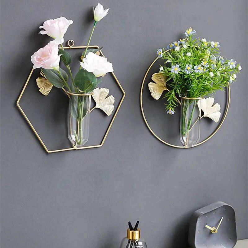 Vases For Flowers Hanging Flower Pot Wall Planter Pot Flowerpot Balcony Home Decor Vase Wall Hydroponic Vase Wall Hanging ваза-Arlik interiors