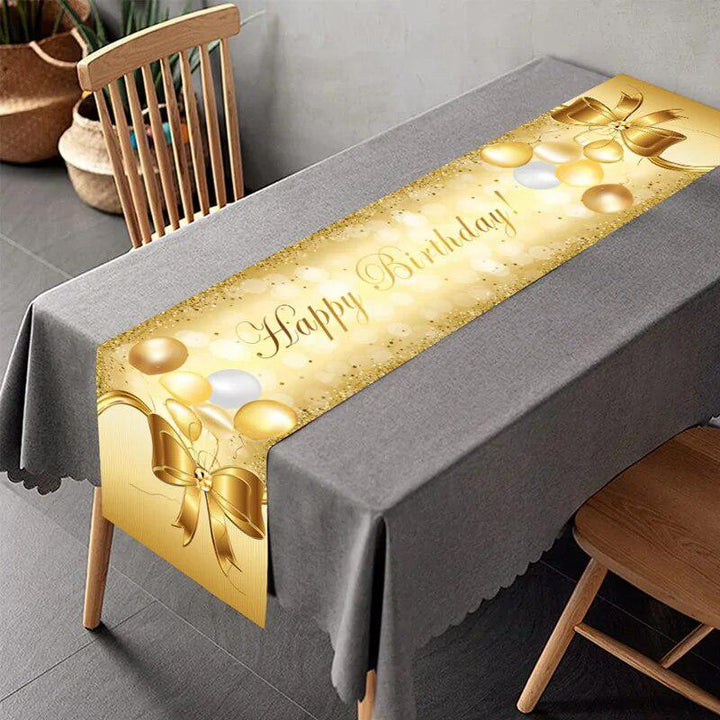 Polyester Table Runner Party Decoration-Table Runner-Arlik interiors