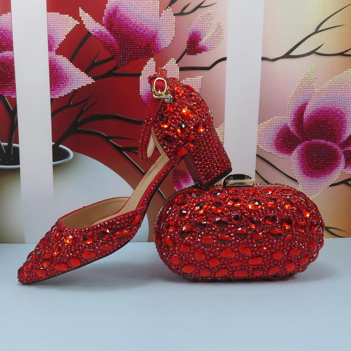 Wedding Shoes With Matching Bags-Shoe-Bennys Beauty World