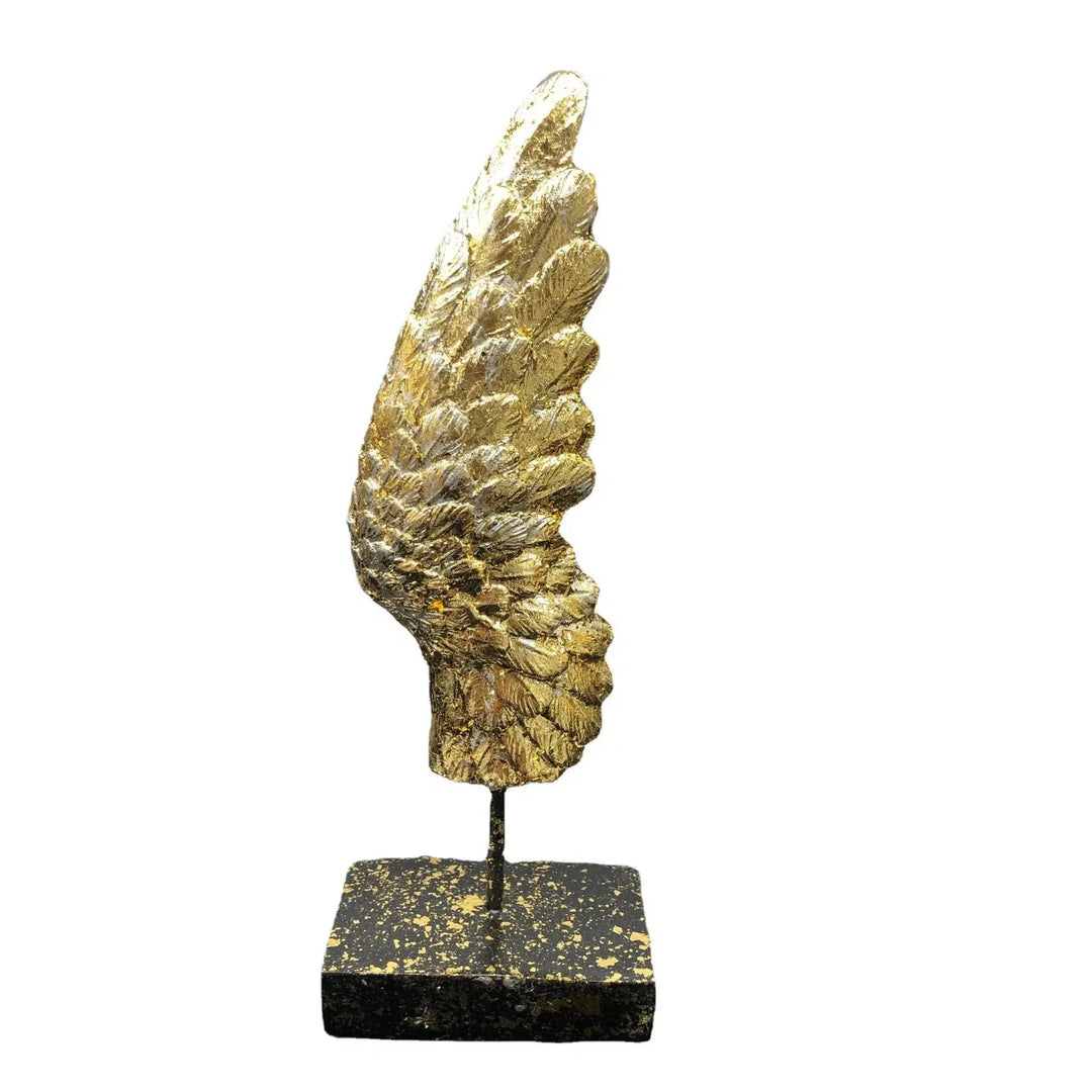 Resin Crafts Golden Wings Angel Wings Abstract Sculpture Resin Table Decorations Decorative Figurines Home Decoration-Arlik interiors