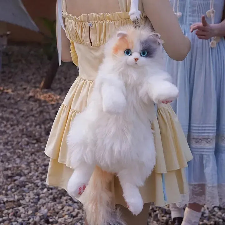 Super Realistic Three Flower Cat Backpack-Bag-Bennys Beauty World