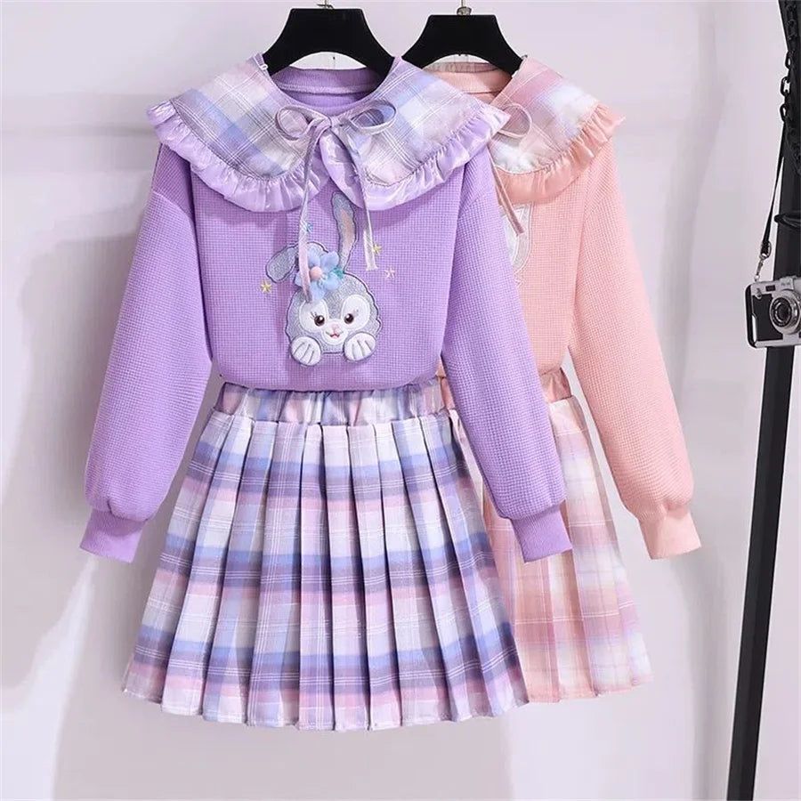 Toddles Kids Sets for Girls Suits School Uniform Outfits Dress-Bennys Beauty World