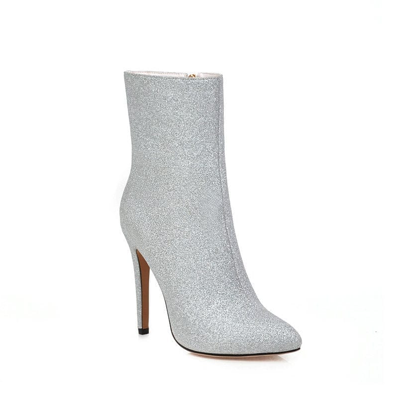 Sequined side zip stilettos BENNYS