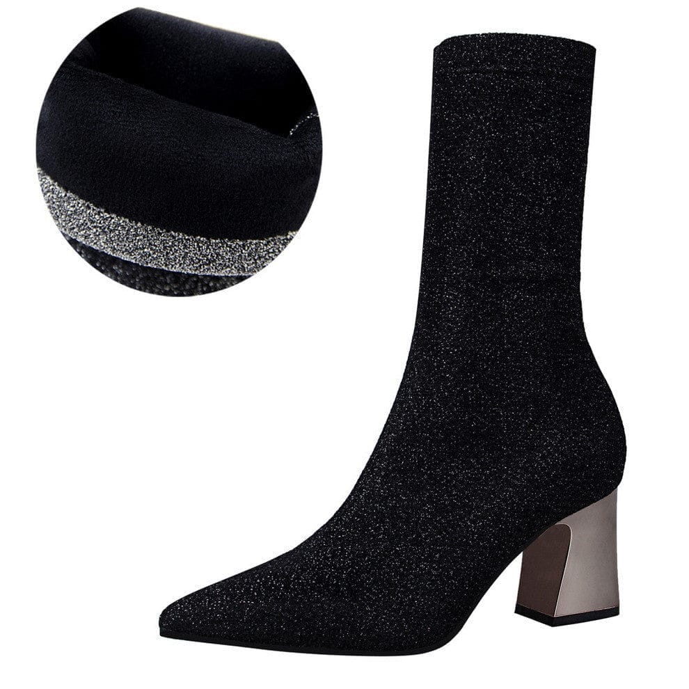 Sexy Slim Nightclub Short Tube Women Boots BENNYS