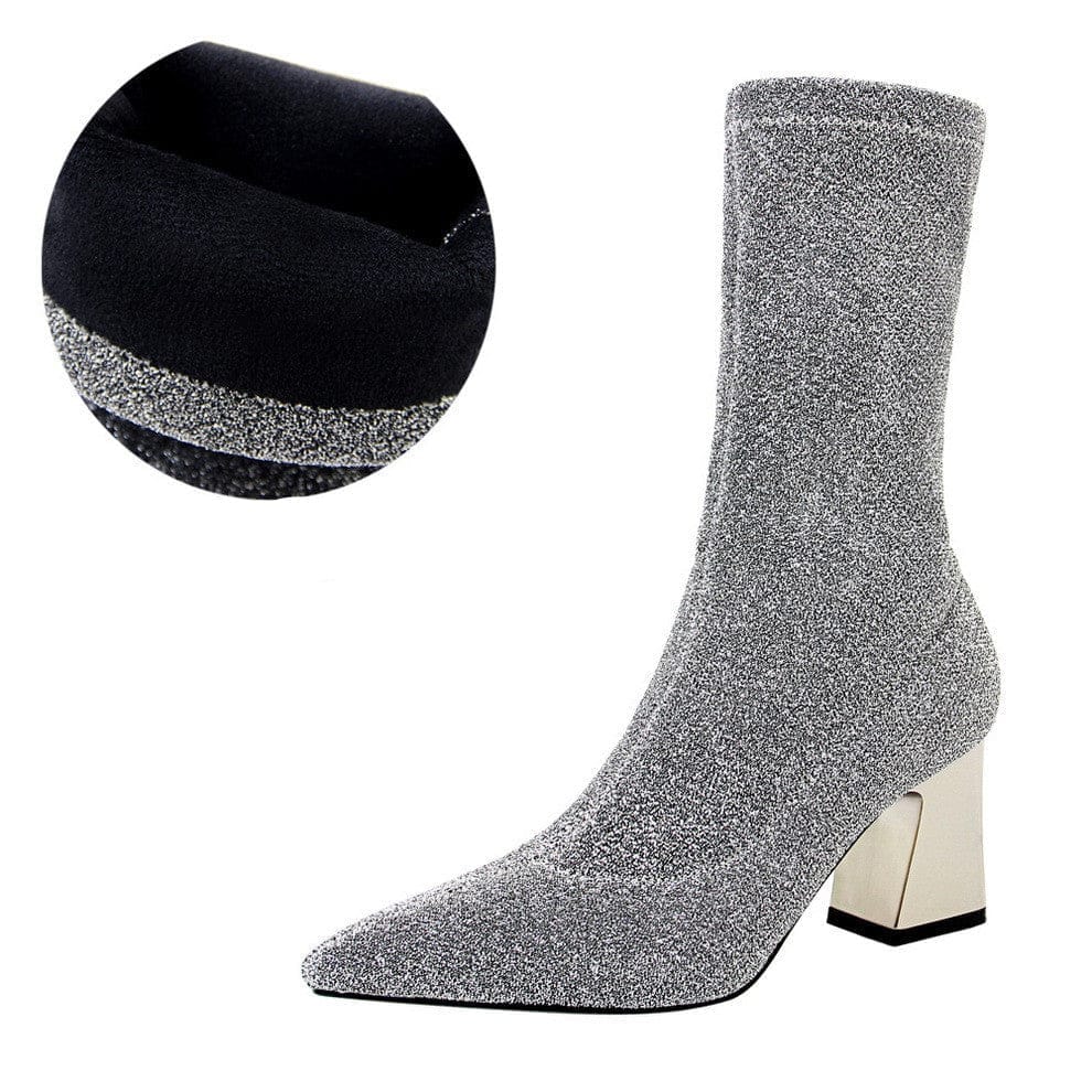 Sexy Slim Nightclub Short Tube Women Boots BENNYS