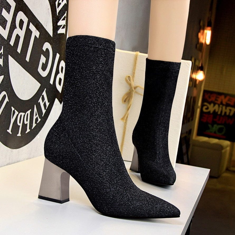 Sexy Slim Nightclub Short Tube Women Boots BENNYS