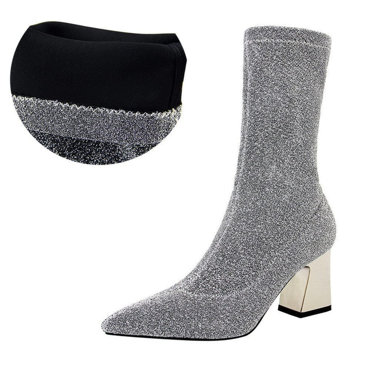 Sexy Slim Nightclub Short Tube Women Boots BENNYS