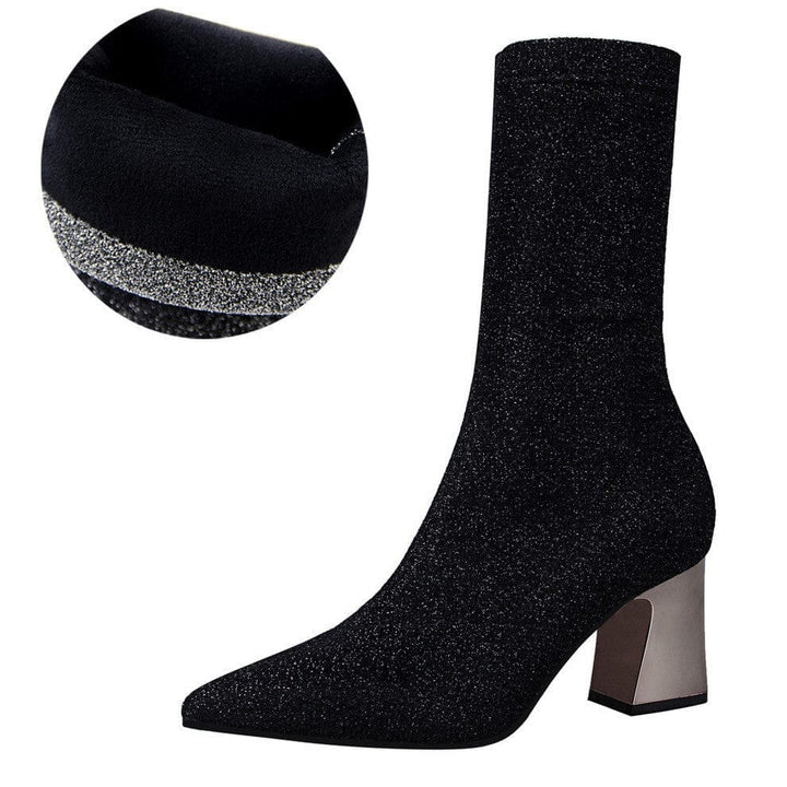 Sexy Slim Nightclub Short Tube Women Boots BENNYS