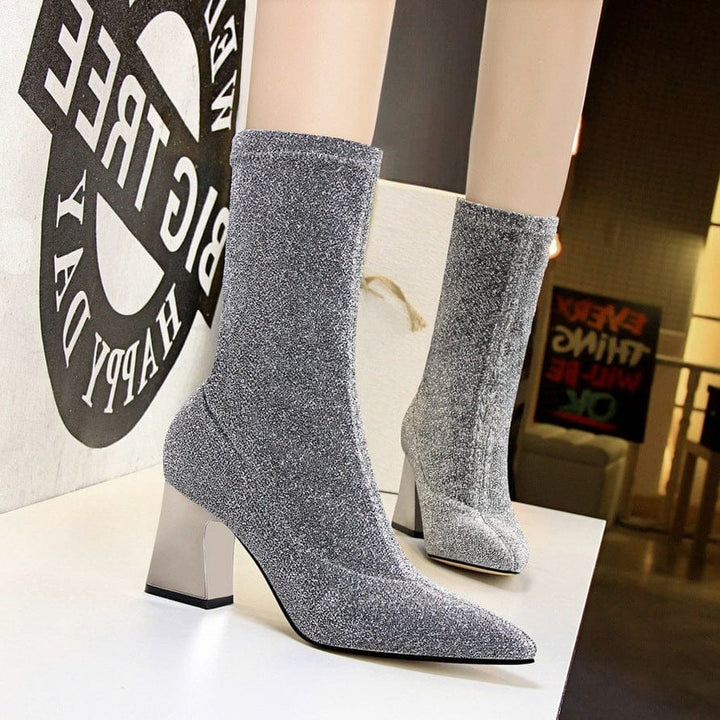 Sexy Slim Nightclub Short Tube Women Boots BENNYS